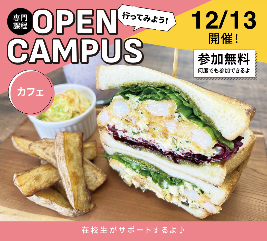 オープンキャンパス告知12/13